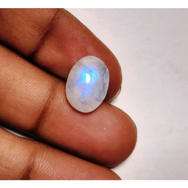 6.72 Carats Natural White Moonstone 13.88 x 10.11 x 5.90 mm