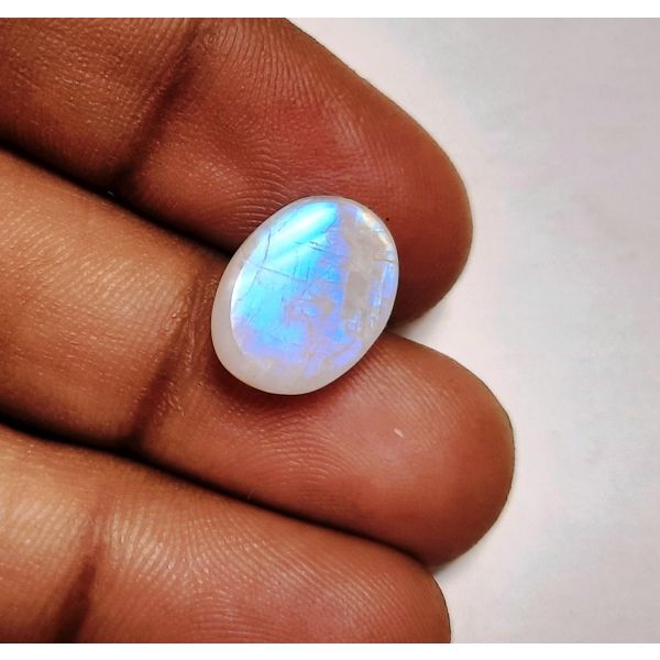 6.72 Carats Natural White Moonstone 13.88 x 10.11 x 5.90 mm