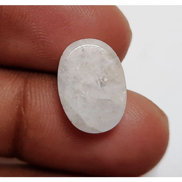 7.03 Carats Natural White Moonstone 14.21 x 10.15 x 5.81 mm