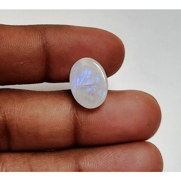 7.33 Carats Natural White Moonstone 14.03 x 10.26 x 6.76 mm