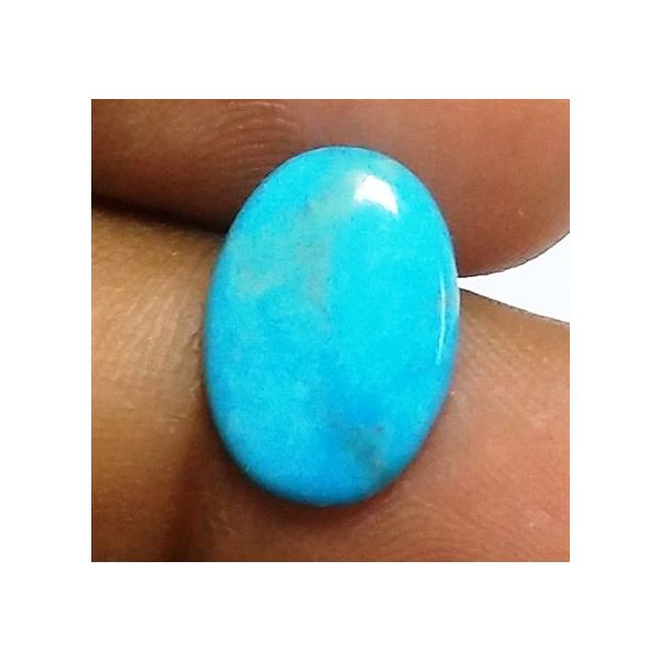 2.83 Carats Natural Blue Paradise Turquoise 13.96 x 10.06 x 2.90 mm