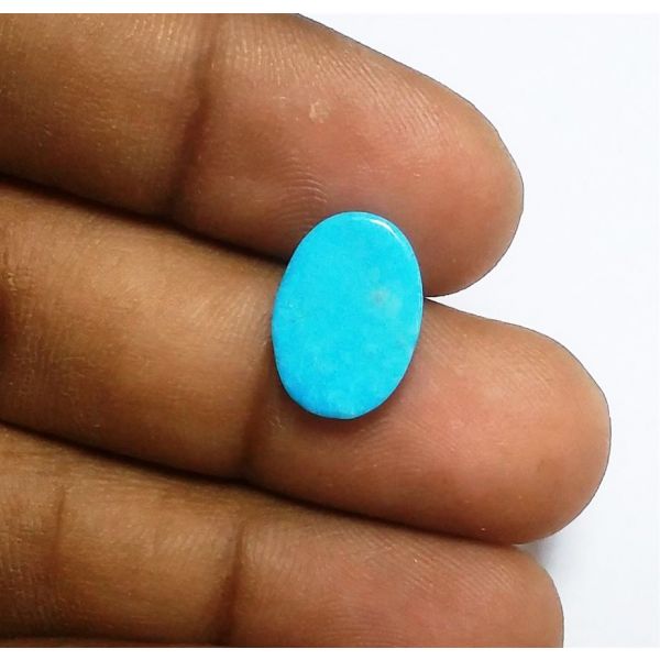 2.83 Carats Natural Blue Paradise Turquoise 13.96 x 10.06 x 2.90 mm