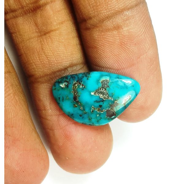 6.01 Carats Natural Blue Paradise Turquoise 19.39 x 12.29 x 3.48 mm