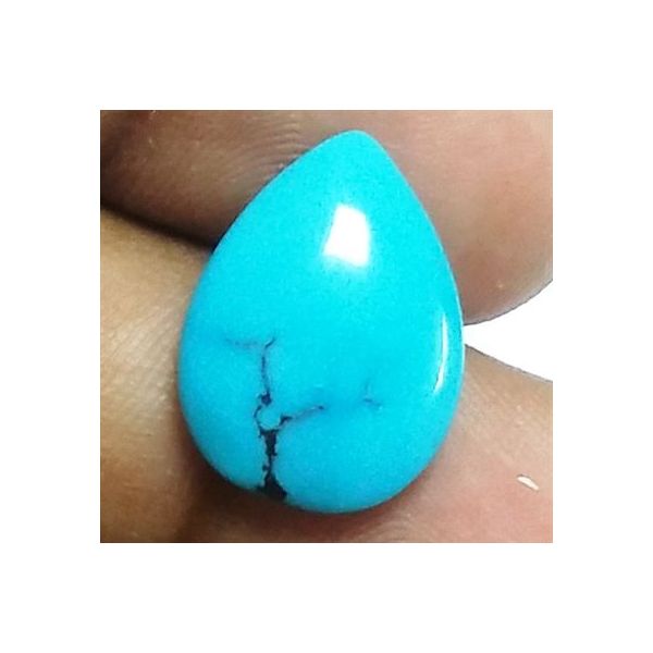 8.18 Carats Natural Blue Paradise Turquoise 17.53 x 12.96 x 4.92 mm