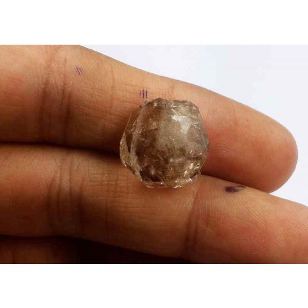 8.39 Carats Herkimer Diamond 13.82 X 13.50 X 6.81 mm