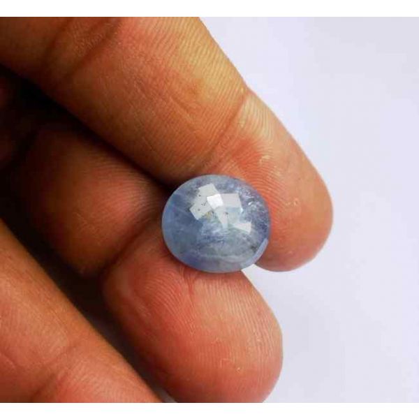 9.96 Carats Blue Sapphire Ceylon 13.74 x 12.19 x 5.94 mm