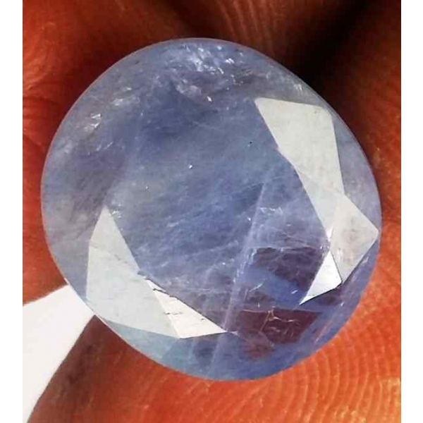 7.77 Carats Blue Sapphire Ceylon 13.79 x 12.25 x 4.54 mm