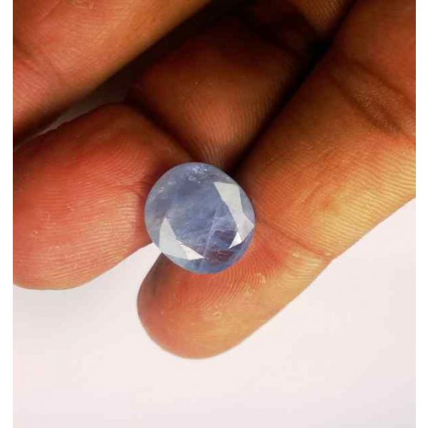 7.77 Carats Blue Sapphire Ceylon 13.79 x 12.25 x 4.54 mm