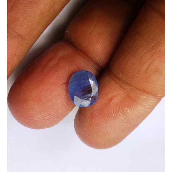 2.38 Carats Blue Sapphire Ceylon 9.79 x 8.05 x 2.93 mm