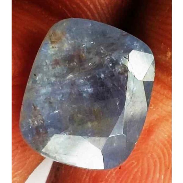 7.87 Carats Blue Sapphire Ceylon 12.56 x 10.64 x 6.10 mm