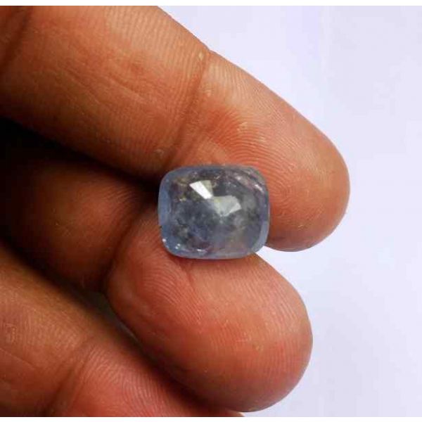 7.87 Carats Blue Sapphire Ceylon 12.56 x 10.64 x 6.10 mm