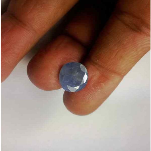 5.93 Carats Blue Sapphire Ceylon 11.48 x 10.92 x 5.32 mm