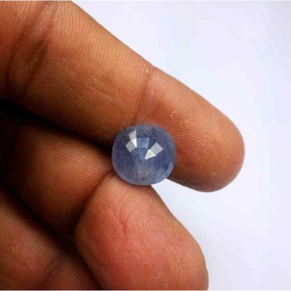 5.93 Carats Blue Sapphire Ceylon 11.48 x 10.92 x 5.32 mm