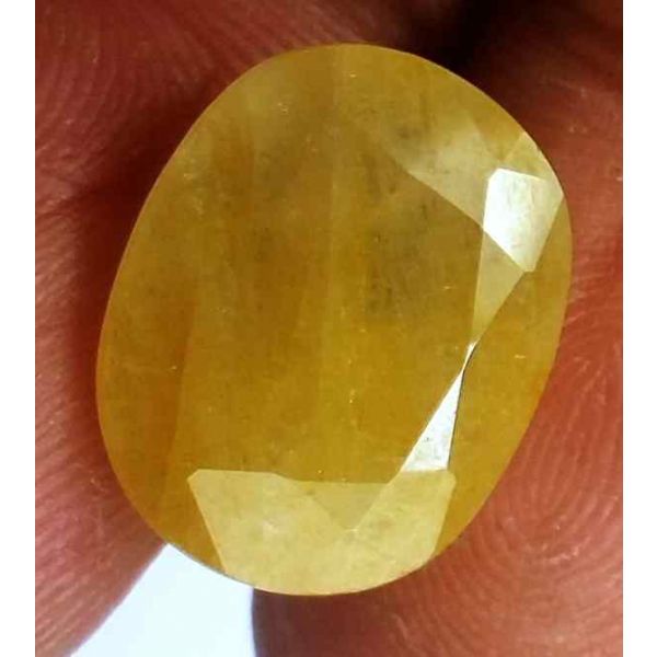 8.31 Carats Ceylon Yellow Sapphire 14.51 x 11.70 x 5.08 mm
