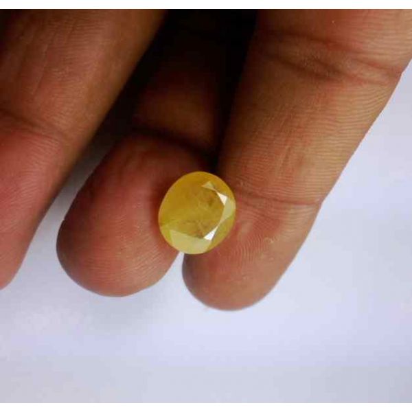 6.19 Carats Ceylon Yellow Sapphire 11.90 x 10.63 x 5.11 mm