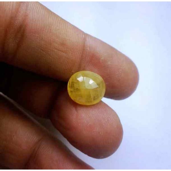 6.19 Carats Ceylon Yellow Sapphire 11.90 x 10.63 x 5.11 mm