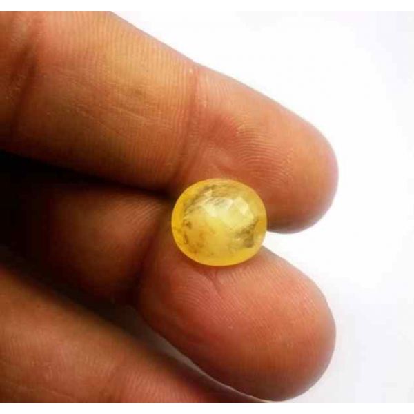 5.4 Carats Ceylon Yellow Sapphire 11.51 x 10.60 x 4.55 mm