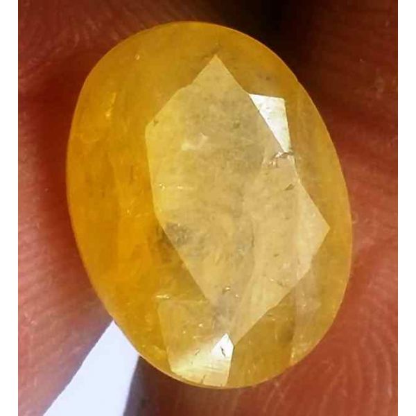 5.52 Carats Ceylon Yellow Sapphire 12.79 x 10.10 x 4.35 mm