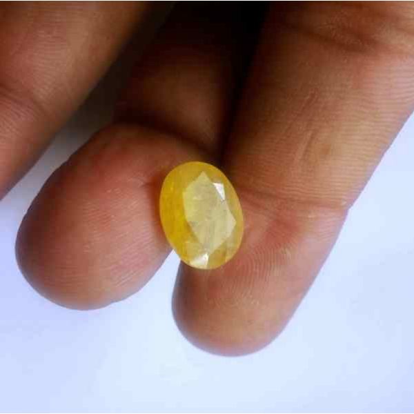 5.52 Carats Ceylon Yellow Sapphire 12.79 x 10.10 x 4.35 mm