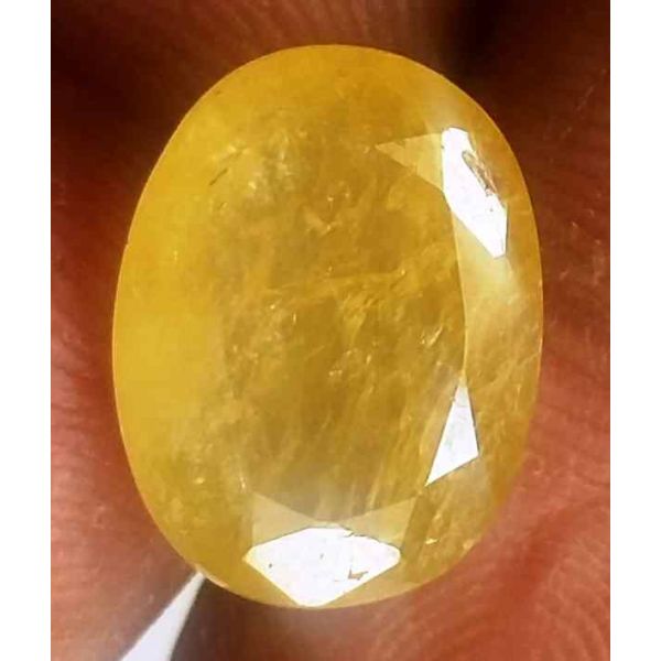 5.13 Carats Ceylon Yellow Sapphire 12.34 x 9.62 x 4.23 mm