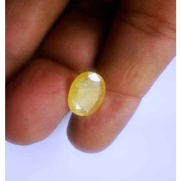 5 Carats Ceylon Yellow Sapphire 12.78 x 10.81 x 3.50 mm