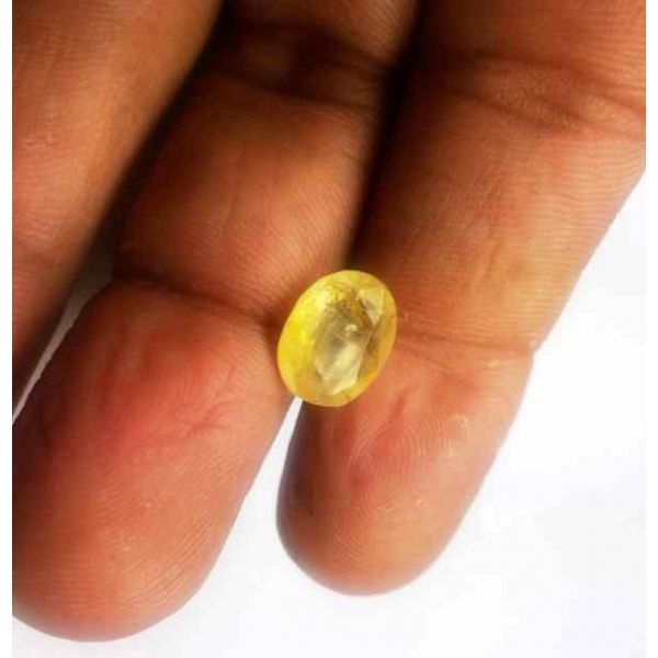 5.19 Carats Ceylon Yellow Sapphire 10.96 x 8.32 x 5.60 mm