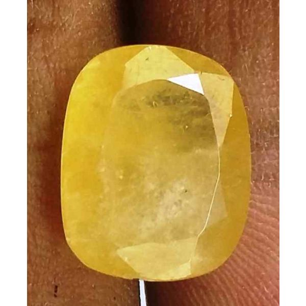 5.82 Carats Ceylon Yellow Sapphire 12.32 x 10.09 x 4.96 mm