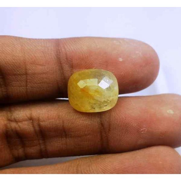8.93 Carats Ceylon Yellow Sapphire 12.80 x 10.85 x 6.37 mm