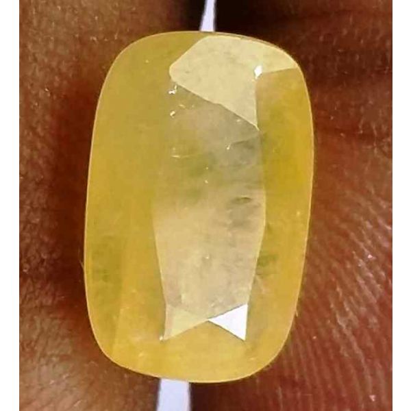 4.45 Carats Ceylon Yellow Sapphire 11.21 x 7.41 x 5.38 mm