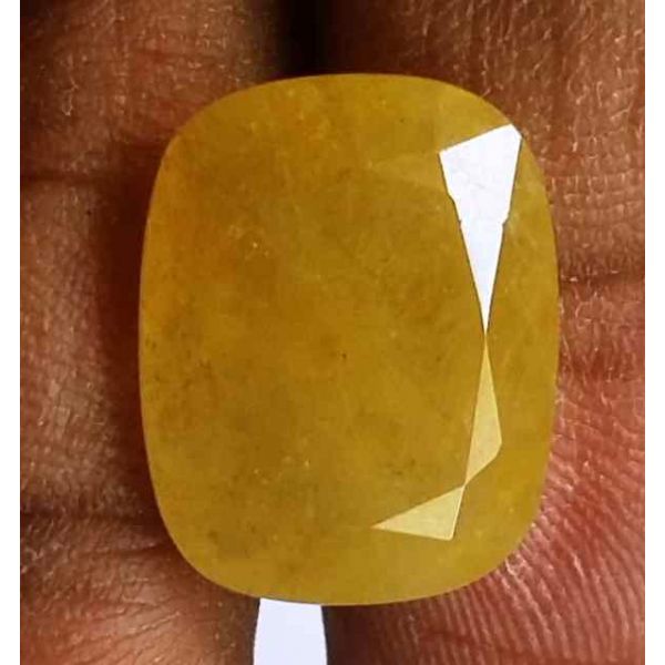 11.8 Carats Yellow Sapphire Ceylon 14.46 x 11.36 x 6.98 mm