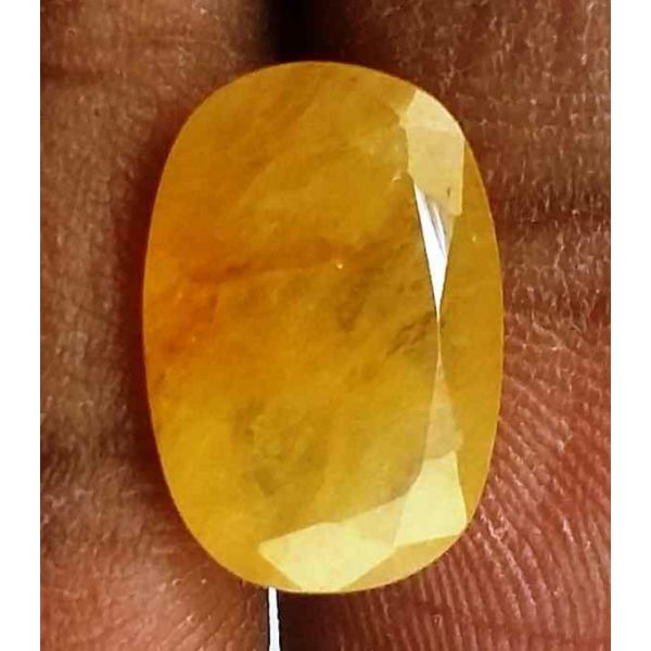 5.01 Carats Yellow Sapphire Ceylon 13.29 x 9.18 x 7.01 mm