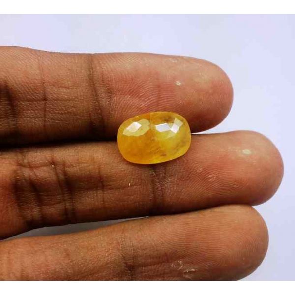 5.01 Carats Yellow Sapphire Ceylon 13.29 x 9.18 x 7.01 mm