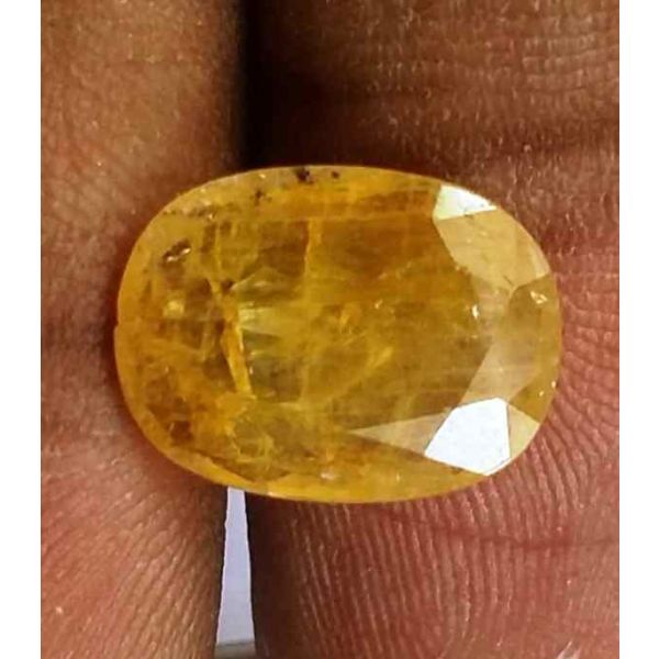 3.45 Carats Yellow Sapphire Ceylon 11.94 x 9.07 x 3.08 mm