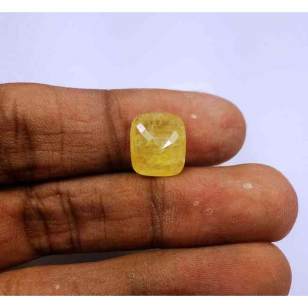 6.24 Carats Yellow Sapphire Ceylon 11.35 x 10.01 x 5.36 mm