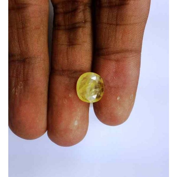 2.91 Carats Yellow Sapphire Ceylon 10.02 x 9.35 x 2.85 mm