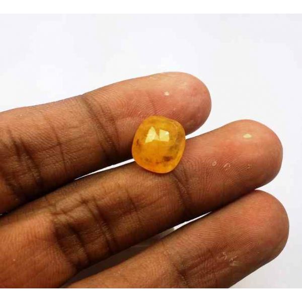 5.24 Carats Ceylon Yellow Sapphire 11.42 x 10.06 x 4.82 mm