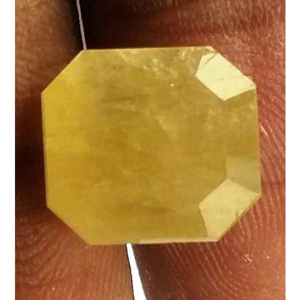 7.47 Carats Ceylon Yellow Sapphire 10.78 x 9.86 x 6.89 mm