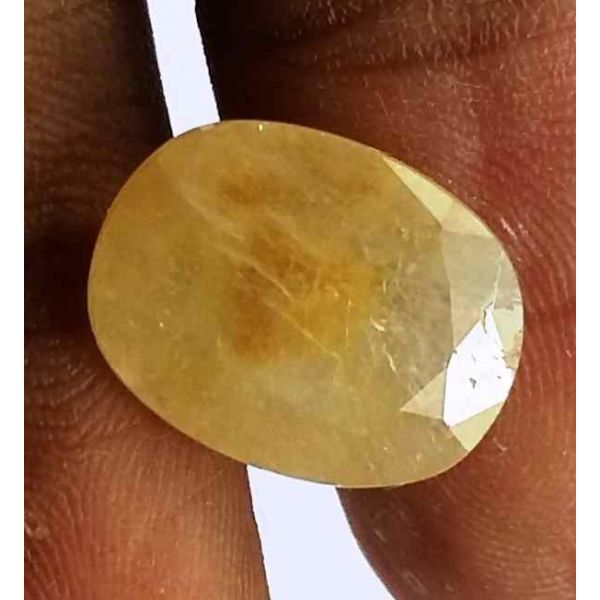 6.3 Carats Ceylon Yellow Sapphire 13.63 x 10.44 x 4.53 mm