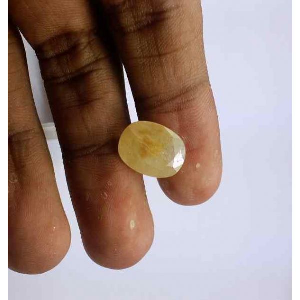 6.3 Carats Ceylon Yellow Sapphire 13.63 x 10.44 x 4.53 mm