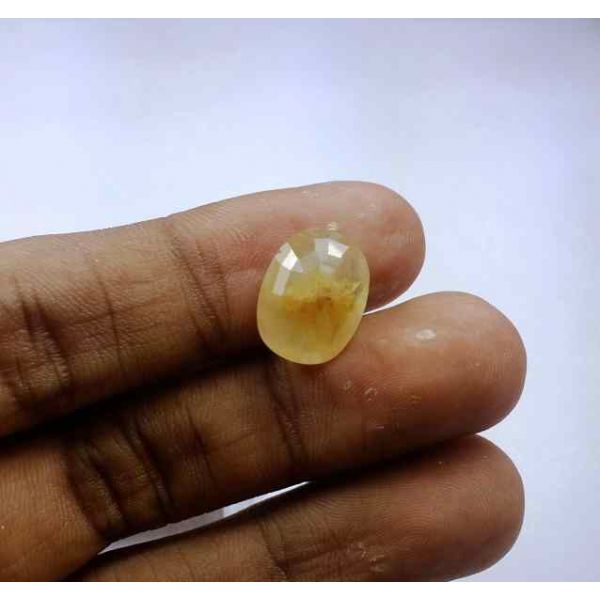 6.3 Carats Ceylon Yellow Sapphire 13.63 x 10.44 x 4.53 mm