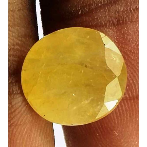 6.08 Carats Ceylon Yellow Sapphire 11.68 x 10.94 x 5.07 mm