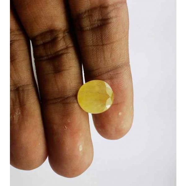 6.08 Carats Ceylon Yellow Sapphire 11.68 x 10.94 x 5.07 mm