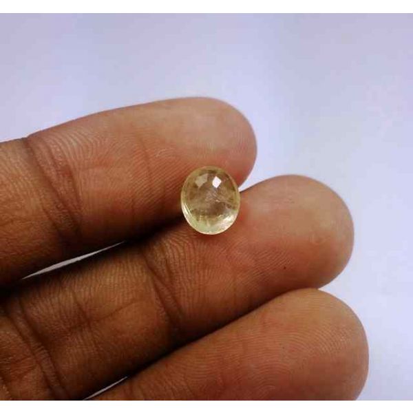 2.32 Carats Ceylon Yellow Sapphire 7.82 x 6.90 x 4.71 mm