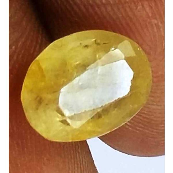 2.73 Carats Ceylon Yellow Sapphire 9.03 x 6.98 x 4.33 mm