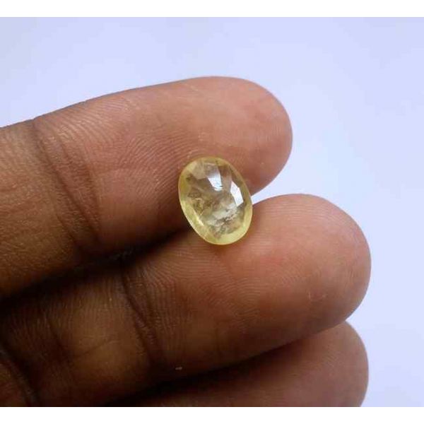 2.11 Carats Ceylon Yellow Sapphire 9.23 x 7.10 x 3.20 mm