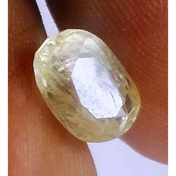 2.08 Carats Ceylon Yellow Sapphire 8.07 x 5.46 x 4.56 mm