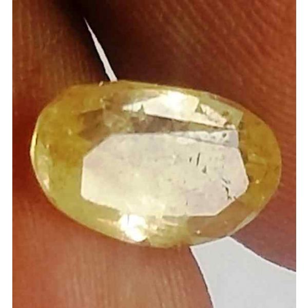 1.63 Carats Ceylon Yellow Sapphire 8.80 x 5.57 x 3.54 mm