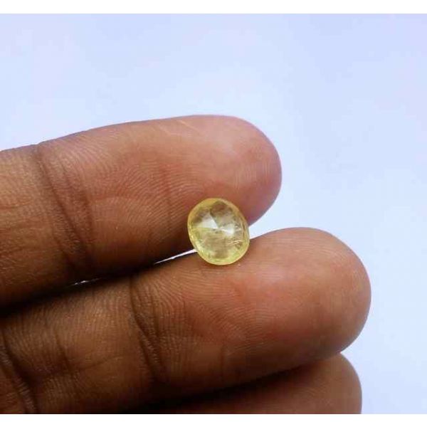 1.53 Carats Ceylon Yellow Sapphire 7.73 x 6.34 x 3.55 mm