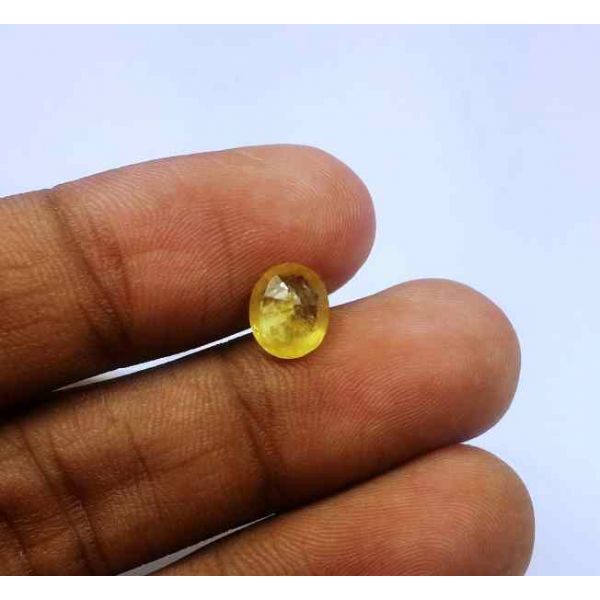 1.74 Carats Ceylon Yellow Sapphire 7.93 x 6.63 x 3.66 mm