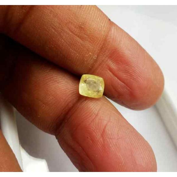 1.48 Carats Ceylon Yellow Sapphire 6.26 x 5.69 x 3.72 mm